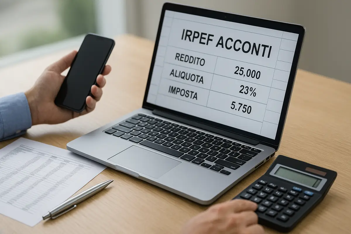 Calcolo automatico degli acconti IRPEF: il vantaggio degli strumenti digitali per non sbagliare importi